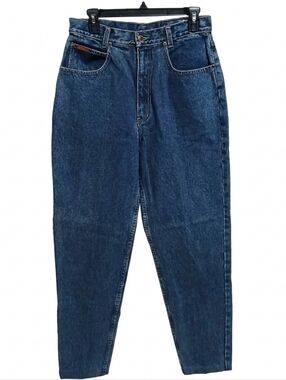 Vintage Lawman Women's Size 12 Blue Denim High Rise Embroidered Jeans Pants